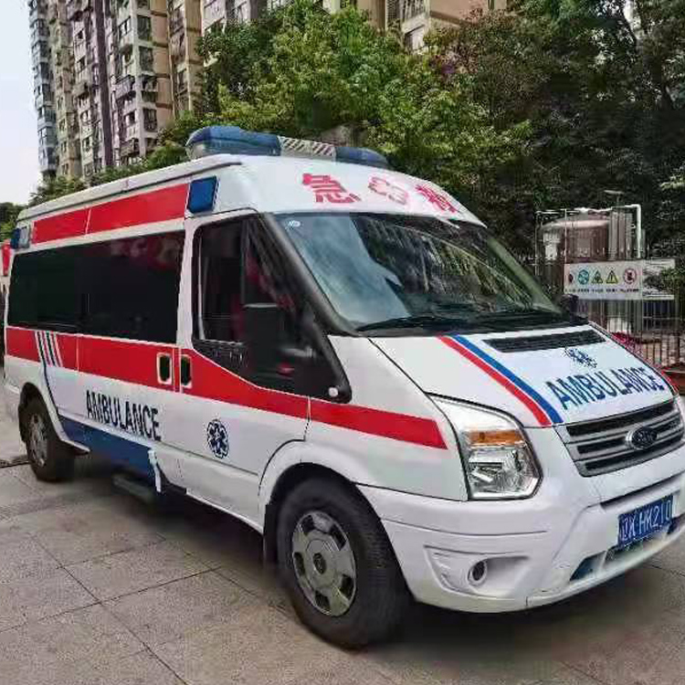 武宣长途救护车护送病人返乡
